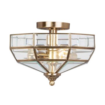 Elstead Lighting OLD PARK OLD-PARK-AB Lampe de plafond 2x60W/E27