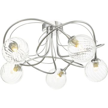 Dar Lighting Onawa ONA5450-03 Lampe de plafond 5x40w/g9 ip20