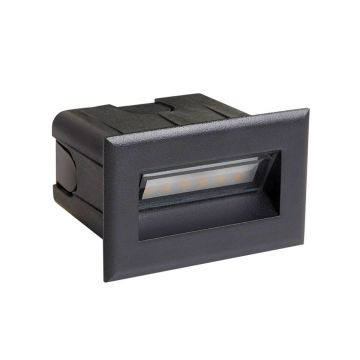 Italux Erba ONFL-0332-4K Lampe d'escalier encastrée 1x3W/LED 4000K 225lm IP65