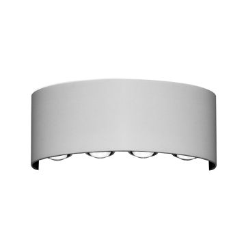 Italux Ortelo OWL-6650-4-WH-3K Wandlamp 8x8W/LED 3000K 738lm IP54