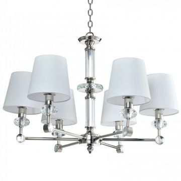 Cosmolight DOHA P06285 WH NI Lustre 6x40W/E14 IP20