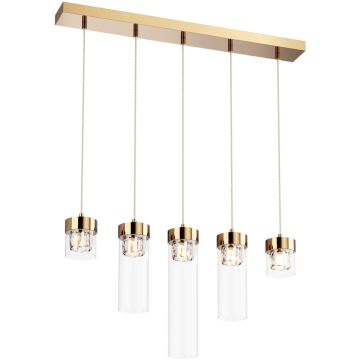 Zuma Line GEM P0389-05E-F7AC Suspension lumineuse 5x28W/G9