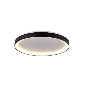Italux Vico PLF-53675-058RC-BK-3KS4K-TRDIMM Plafondlamp 1x48W/LED 3000K|4000K 3900lm IP20