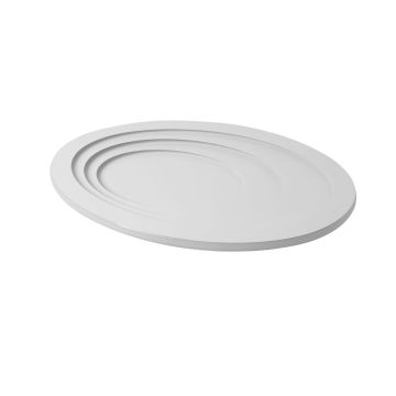 Light Prestige Alune LP-3009/1C WH oval Plafondlamp 1x48W/LED 3000K|4000K|6000K 5968lm IP20