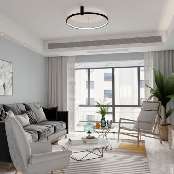 Light Prestige Ring LP-909/1C S BK CCT Suspension lumineuse 1x35W/LED 3000K|4000K|6000K IP20