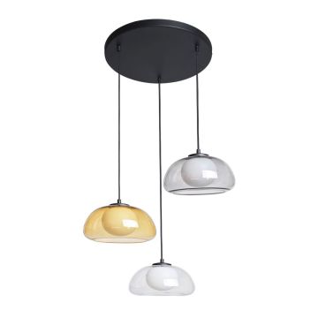 Italux Ainale PND-54637-3-BK-SG Hanglamp 3x7W/G9 IP20