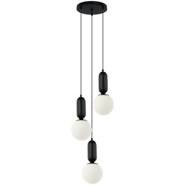Italux ALDEVA PND-02340-3S-BK Hanglamp 3x40W/E27 IP20