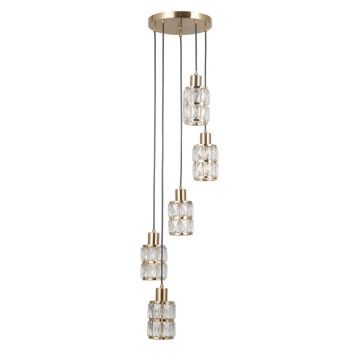Italux Alma PND-40668-5-HBR Hanglamp 5x40W/E27 IP20