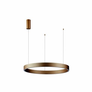Italux Brasco PND-56215-060RPP-GD-3KS4K-TRDIMM Hanglamp 1x40W/LED 3000K|4000K 3100lm IP20