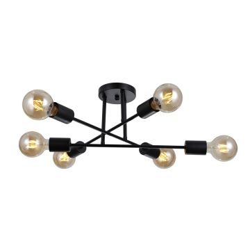 Italux FORMIO PND-4052-6-BL Lampe de plafond 6x40W/E27 IP20