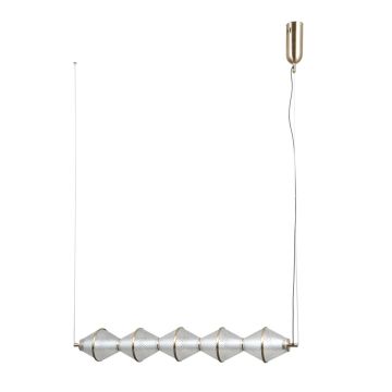Italux Fuente PND-34395-5-HBR Hanglamp 5x25W/LED 3000K 1576lm IP20