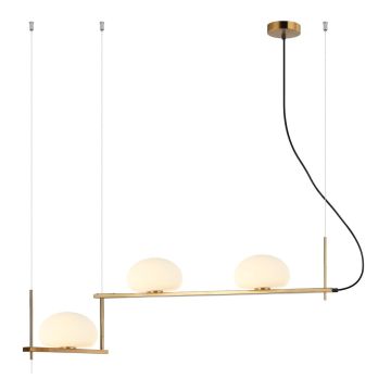Italux KERNIO PND-357783-BRO+W Suspension lumineuse 3x25W/G9 IP20