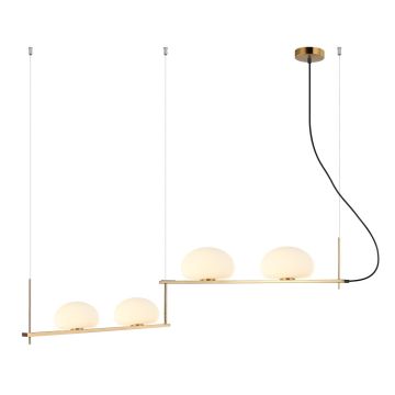 Italux KERNIO PND-357784-BRO+W Hanglamp 4x25W/G9 IP20