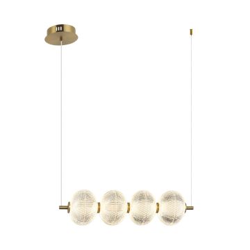 Italux Lazie PND-29038-4-GD Suspension lumineuse 4x19W/LED 3000K 1400lm IP20