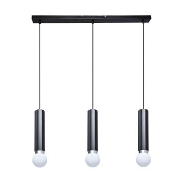 Italux Macera PND-33849-3-BK Hanglamp 3x40W/E27 IP20