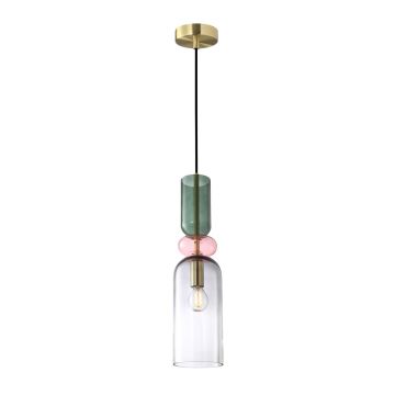 Italux Manso PND-37462D-MC-GD Hanglamp 1x40W/E14 IP20