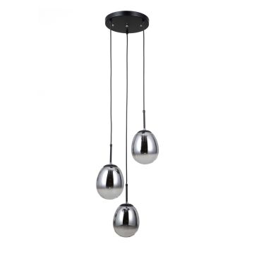 Italux Meolo PND-40825-3-BK Hanglamp 3x40W/E14 IP20