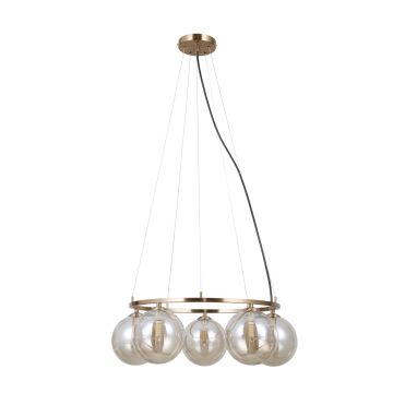 Italux Molite PND-1098-5R-HB Hanglamp 5x5W/G9 IP20