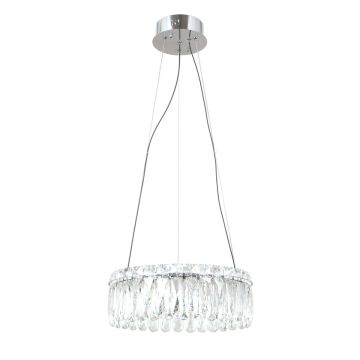Italux Nosta PND-34364-2-CH-CL Hanglamp 1x24W/LED 3000K 1973lm IP20
