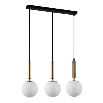 Italux RAVENA PND-2324-3L GD+OPA Suspension lumineuse 3x10W/E27 IP20