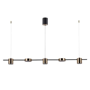 Italux REMDAL PND-16374-5-BK-4K Hanglamp 30W/LED 4000K 2300LM IP20