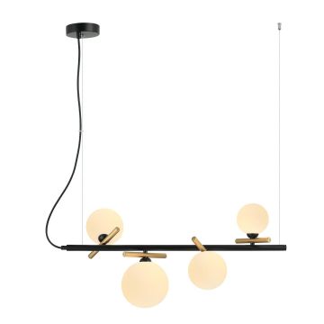 Italux REVERSO PND-5622-4-BK-W Suspension lumineuse 4x25W/G9 IP20