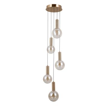 Italux Strela PND-34378-5S-HBR Suspension lumineuse 5x25W/LED 3000K 1450lm IP20