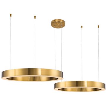 Step Into Design CIRCLE 2in1 ST-8848-60+60 brass Suspension lumineuse 2x64W/LED 3000K 6080lm IP20