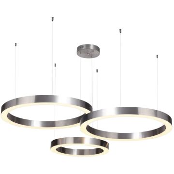 Step Into Design CIRCLE 3in1 ST-8848-40+60+60 nickel Hanglamp 3x85W/LED 3000K 8075lm IP20