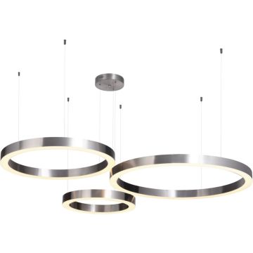 Step Into Design CIRCLE 3in1 ST-8848-40+60+80 nickel Hanglamp 3x93W/LED 3000K 8835lm IP20