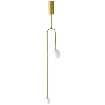 Step Into Design LOOP ST-8928S brass Hanglamp 2x20W/G9 IP20