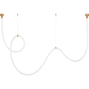 Step Into Design SNAKE MD1021-4 gold Suspension lumineuse 1x60W/LED 3000K IP20