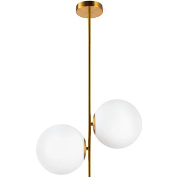 Step Into Design VENUS ST-5025-2 BRASS Plafondlamp 2x60W/E27 IP20