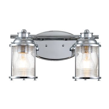 Quintiesse ASHLAND BAY QN-ASHLANDBAY2-PC-BATH Applique murale 2x60W/E27 IP44