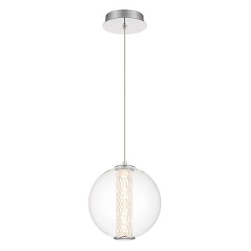 Quintiesse Atomo QN-ATOMO-1P-PC Suspension lumineuse 1x9W/LED 3000K 756lm IP20