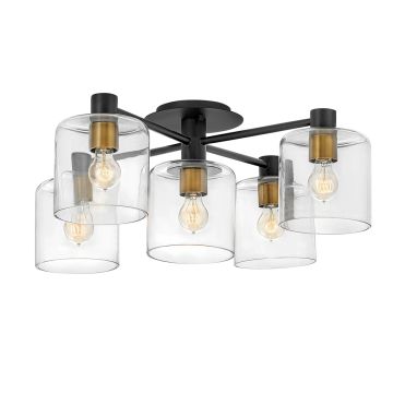 Quintiesse AXEL QN-AXEL5-BK Lampe de plafond 5x60W/E27