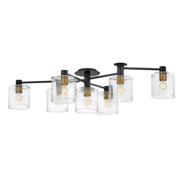 Quintiesse AXEL QN-AXEL7-BK Lampe de plafond 7x60W/E27