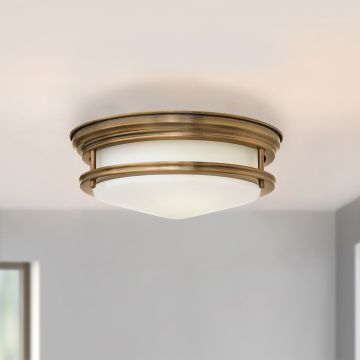Quintiesse HADRIAN QN-HADRIAN-FS-BR-OPAL Plafondlamp 2x40W/E27 IP44