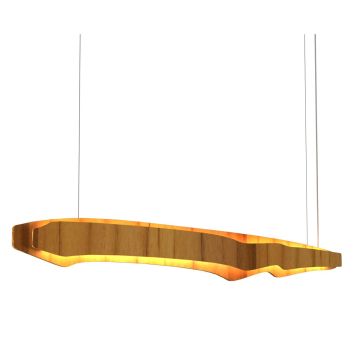 Quintiesse Horizon QN-HORIZON-LED-LP-140-TEAK Suspension lumineuse 1x65W/LED 3000K 3774lm IP20