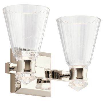Quintiesse KAYVA QN-KAYVA2-PN Applique murale 1x12W/LED 3000k 1250LM IP44