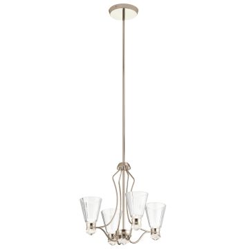 Quintiesse KAYVA QN-KAYVA9-PN Kroonluchter 1x24W/LED 3000k 1625LM IP44