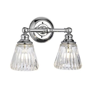 Quintiesse KEYNES QN-KEYNES2-BATH Wandlamp 2x3,5W/G9 3000K 640LM IP44