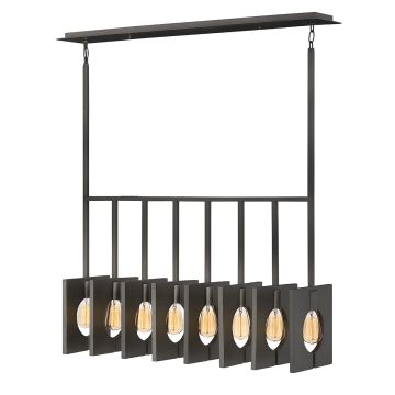 Quintiesse LUDLOW QN-LUDLOW8-GR Suspension lumineuse 8x60W/E27