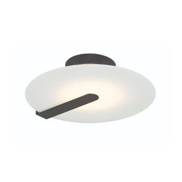 Quintiesse Nuvola QN-NUVOLA-F-S-BK Plafondlamp 1x14W/LED 3000K 520lm IP20