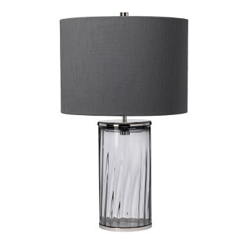 Quintiesse RENO QN-RENO-SMOKE-PN Lampe de table 1x60W/E27