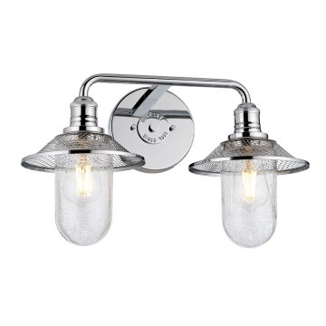 Quintiesse RIGBY QN-RIGBY2-BATH-PC Applique murale 2x40W/E27 IP44