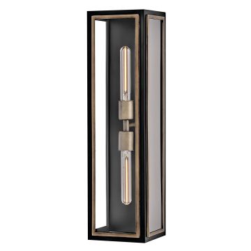Quintiesse Shaw QN-SHAW-2M-BK Applique murale 2x40W/E27 IP44