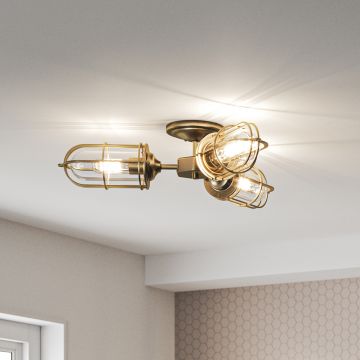 Quintiesse URBAN QN-URBANREST-3SF Lampe de plafond 3x60W/E27 IP44