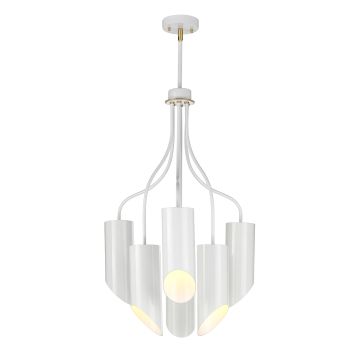 Elstead Lighting QUINTO WHITE QUINTO6-WAB Kroonluchter 6x60W/E27