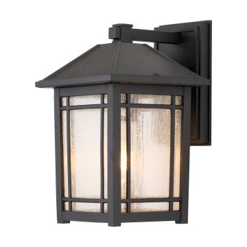 Quoizel Cedar Point QZ-CEDAR-POINT-M-BK Wandlamp 1x60W/E27 IP44